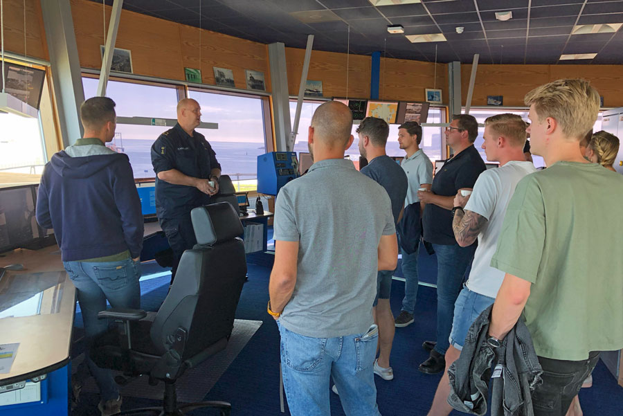 Bezoek verkeerscentrale Den Helder